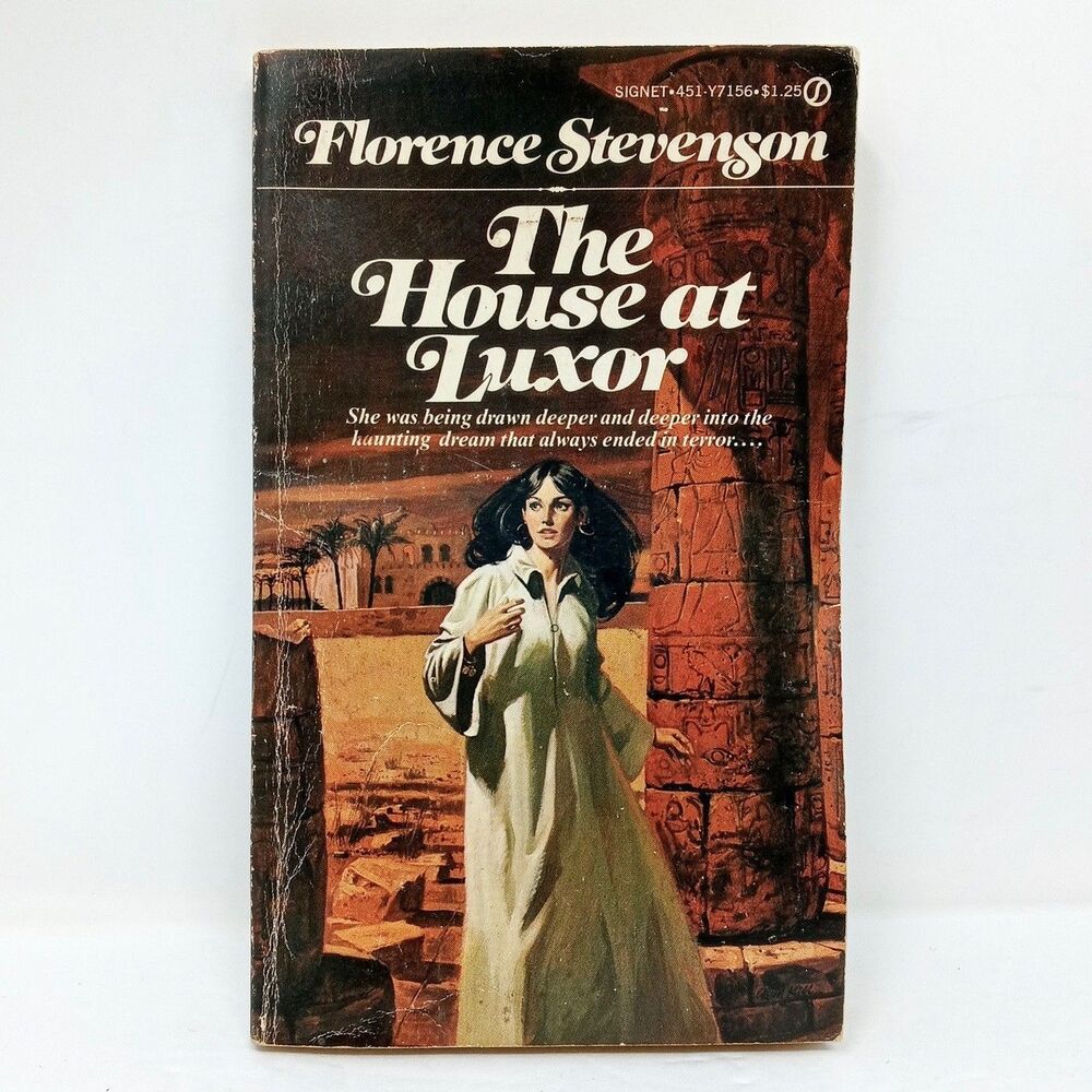 The House at Luxor by Florence Stevenson Vintage Gothic Romance Paperback 1976